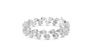 Pulsera de tenis de lujo con diamantes cultivados en laboratorio en forma de pera para mujer, oro de 10K, 14K, 18K y plata de ley 925, joyería nupcial certificada - Product Image 3