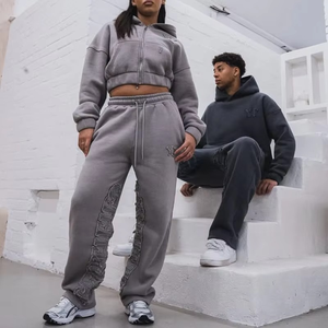 Chándal Deportivo Personalizado para Hombre, con Estampado, Transpirable, Ecológico, con Bordado OEM, en Material de Algodón para Invierno, de Última Tendencia - Product Image 6
