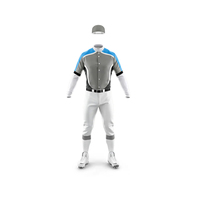 Seragam Baseball Berkualitas Tinggi, Dicetak Sesuai Pesanan, Bahan Polyester 100% yang Bernapas, Laris Manis Grosir untuk Dewasa