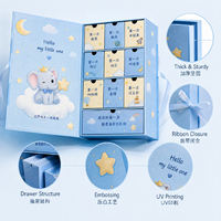 Boîtes de calendrier de l'Avent en forme de livre de qualité supérieure avec fermeture à ruban pour cosmétiques, petits cadeaux, emballage de bougies, fournisseur de boîtes de l'Avent