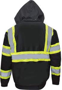 Chaqueta de Trabajo Reflectante para Construcción e Ingeniería Vial, Hecha de Tela Oxford de Poliéster, Ropa de Seguridad - Product Image 2