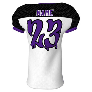 Custom American Football Jersey Breathable <b>Mesh</b> Team Uniform Sublimation Football Shirt Wholesale American Football Jerseey - Product Image 2