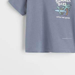 Camisetas Infantiles Lisas 100% Algodón, Venta Caliente, Camisetas Personalizadas con Logotipo para Niños y Niñas - Product Image 5