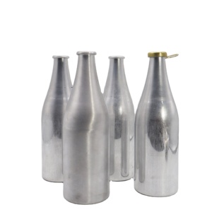 Bouteilles de boisson en aluminium pur à 99,7 % avec finition mate, bouchons ROPP, impression offset, marque VAB, écologiques et élégantes pour liquides – Personnalisation OEM - Product Image 5