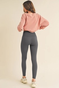 Custom Wholesale Factory Womens Scrunch Butt <b>Seamless</b> <b>Leggings</b> V Waist Gym & Yoga Workout Pants with Custom Logo - Product Image 3
