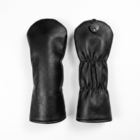 Housse de tête de club de golf moderne et respirante en polaire douce, style serviette de sport, ajustement personnalisé, compatible Driver, Fairway Wood, Hybrid, pour hommes et femmes, style sportif