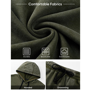 High Quality 100% Cotton Eco-friendly Breathable Acid Wash Short <b>Sets</b> Vintage Washed T-shirt Custom Embroidery Logo Men's <b>Sets</b> - Product Image 5