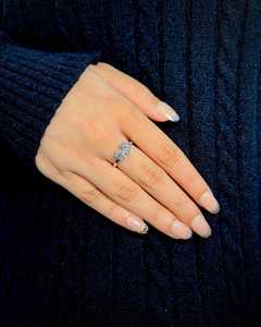 Toi Et Moi Pear And Round Cut Moissanite Two Stone <b>Ring</b> 0.71CT Each original <b>925</b> <b>Silver</b> for Women Anniversary Gift For Partners - Product Image 6