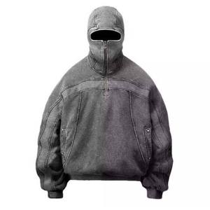 Sudaderas y Hoodies para Hombre de Algodón 100% de Secado Rápido con Lavado Ácido, Precio Mayorista, Ajuste Regular, Térmicas de Invierno - Product Image 3