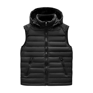 Cotton vest New autumn winter style fashionable thin <b>cardigan</b> baggy <b>jacket</b> pullover <b>men</b> coat Sleeveless <b>Jacket</b> 100 Polyester - Product Image 5