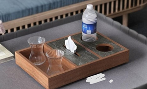 Sofá Cama en Forma de L de Madera Maciza Estilo Moderno de Mediados de Siglo, con Cojines Beige Rellenos de Espuma, Sofá Esquinero Resistente para Exteriores - Product Image 6