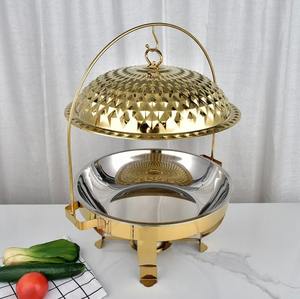 Superbe surface réfléchissante en métal pour réchaud à buffet, qui améliore l'éclairage et la beauté visuelle sur les tables de service. - Product Image 2