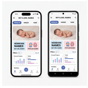 Application de compagnie IA ROYALCRAFT : Trouvez les significations et l'origine des noms de bébé, des noms modernes et uniques. Compatible Internet, Linux/MAC/Autres. - Product Image 3