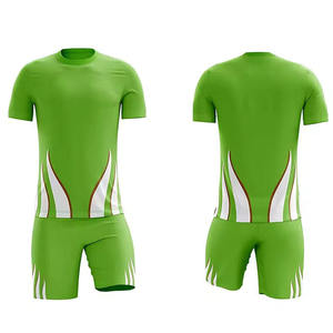 Professional Custom Made Breathable Sublimated Printed 100% Polyester Eco-Friendly Short Sleeve Soccer Uniform Unisex Pakistan - Product Image 1