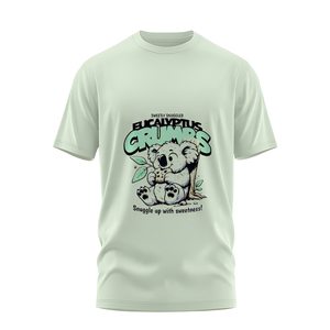 T-shirt décontracté pour homme SAMI 100 % coton à manches courtes, motif soleil imprimé, logo gaufré au dos, respirant et anti-boulochage - Product Image 2