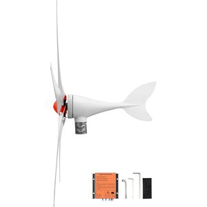 Kit Generatore Eolico 800W 12V a 5 Pale con Controller MPPT, Alta Efficienza, Magnete Permanente Trifase AC - Product Image 1
