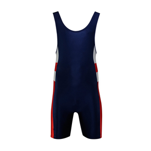 Men's Black Wrestling Singlet Fitted Spandex Nylon Stretch <b>Athletic</b> Wear for Adults Sports Apparel - Product Image 4
