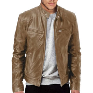 Factory Supplier of <b>Long</b> <b>Leather</b> <b>Jackets</b> for Men Cold Weather Outerwear <b>jacket</b> for men - Product Image 2