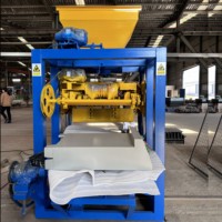 Machine automatique de fabrication de pavés et de blocs de béton à haute productivité avec moteur à pression hydraulique, facile à utiliser