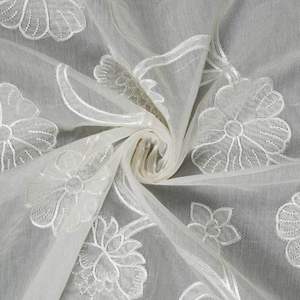 Tela de Chifón Bordada Malty Dobby, 100% Poliéster, Transpirable, Ecológica, para Bodas, Color Personalizado, Suministro Textil, Exportaciones - Product Image 3
