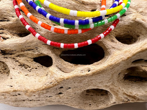 Color Block Seed Beads Unisex Charm Bracelet Set Handmade Adjustable String Friendship Bracelet Custom Color Luxury Gift - Product Image 5