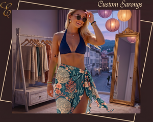 Pareo Hawaiano Personalizado con Estampado Polinesio, Envoltura de Playa, Ropa Tropical para Resort, Proveedor de Telas OEM ODM - Product Image 4