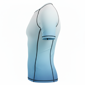 Camiseta de compresión sublimada personalizada para entrenamiento de MMA, BJJ, Jiu Jitsu No-Gi, para hombres, mujeres y niños, duradera, para natación, al por mayor. - Product Image 3