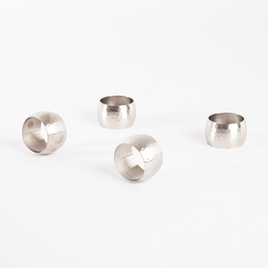 Durable Aluminum Napkin Ring Lightweight Reusable Corrosion Resistant Modern Stylish Decorative <b>Accessory</b> for Party Dining - Product Image 2
