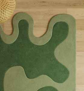 Alfombra de Lana Moderna de Alta Calidad, Hecha a Mano, con Diseño Abstracto, Personalizable, para Sala de Estar - Product Image 2