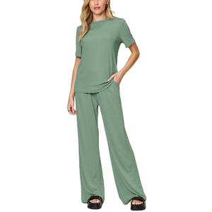 Camiseta y conjuntos cortos de mujer con estampado de moda de la mejor calidad, camisetas de manga corta de verano, conjuntos de pantalones cortos para mujer de BD - Product Image 3