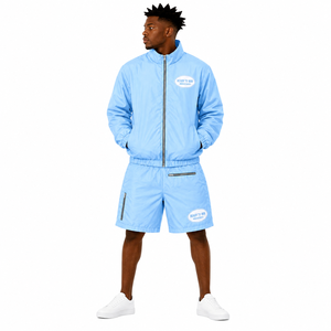 Conjunto Deportivo Ready To Win Industries, Azul Claro, Manga Larga con Cierre, Transpirable, Poliéster, Unisex para Adultos, Casual de Primavera - Product Image 6