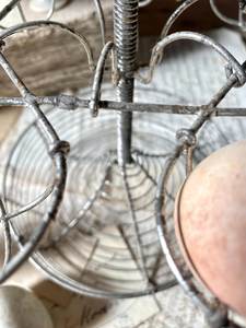 Multi-Purpose Metal <b>Egg</b> <b>Storage</b> Basket for Fresh <b>Eggs</b>, Durable Wire Design - Product Image 4