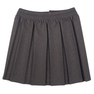 Minifalda Plisada para Mujer, Color Azul Marino Sólido, Cintura Elástica, Cómoda para Usar en Todas las Estaciones - Product Image 4