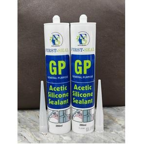 กาวซิลิโคนอะซิติกชนิดส่วนประกอบเดียว 280 มล. สำหรับงานก่อสร้าง ภายใน ภายนอก ประกอบ ซีล และอุดรอยต่อ - Product Image 1