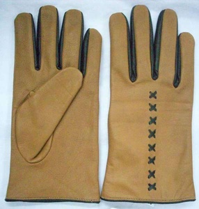 High Quality New Style <b>Ladies</b> Sheepskin <b>Gloves</b> Cotton Lining Plain <b>Thermal</b> Sports Outdoor Touchscreen Breathable Eco-Friendly - Product Image 4
