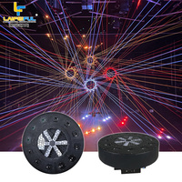 NOUVEAU CIRCLE LASER LIGHT 12 TÊTES AVEC LED FAN LIGHT CREATIVE LASER SHOW CLUB LIGHT