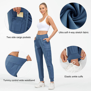 New Arrivals Wholesale Custom Soft <b>Women</b> <b>Jogger</b> Set Summer Drawstring Closure Quick Dry Sustainable Painted <b>Women</b> <b>Joggers</b> - Product Image 3