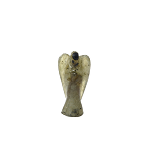 Estatuilla de Ángel de labradorita tallada de 1 pulgada de Jilani, cristales de ágata Feng Shui, piedra semipreciosa, técnica artesanal, piedra preciosa - Product Image 1