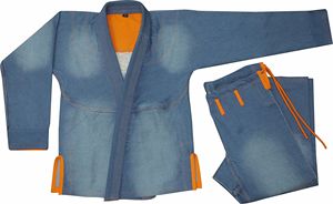 Kimono de Jiu-Jitsu Brésilien en Denim Marque Privée – Coupe Shoyoroll pour Commandes en Gros - Product Image 2