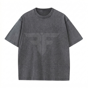 เสื้อยืดผู้ชายสไตล์สตรีทแวร์ ผ้าฝ้าย 100% ระบายอากาศได้ดี น้ำหนักเบา ซักย้อมแบบแอซิดวอช ขายดี แห้งเร็ว เป็นมิตรกับสิ่งแวดล้อม - Product Image 1