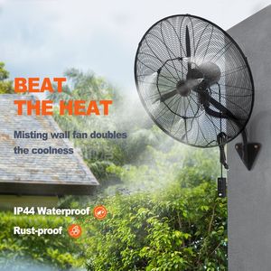 Ventilatore Industriale Oscillante da Parete ad Alta Velocità Impermeabile da 24 Pollici - 3 Velocità - Max 7000 CFM - Tipi di Spina AU/US - Product Image 4