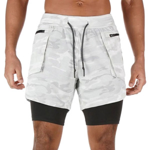 Pantalones Cortos de Algodón para Hombre al por Mayor, Personalizados, con Cordón en la Cintura, Acabado Lavado, Transpirables, de Secado Rápido - Pantalones Cortos Casuales Oversize para Correr - Product Image 4