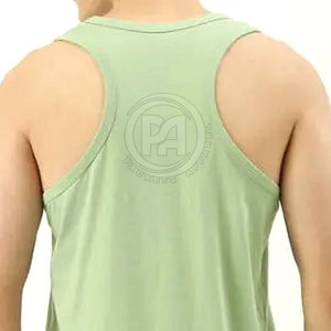 Vêtements de sport en gros, débardeur de musculation pour hommes, vêtements de fitness, couleur unie, taille personnalisée, débardeur homme - Product Image 5