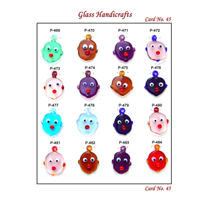 Handcrafted Pink Glass <b>Heart</b> <b>Hanging</b> Wall Decor with Blue Nazar Bead Bohemian Ornament Celebration Gift Home Accent Bulk Price - Product Image 4