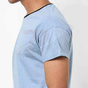 Fournisseur de t-shirts streetwear personnalisés pour hommes en Europe, fabricant de vêtements pour hommes, t-shirts pour hommes, tissu fin et à séchage rapide pour l'été, vente en gros - Product Image 5
