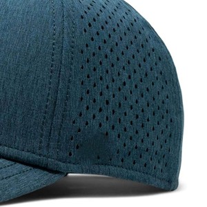 Teal 6-Panel Fitted Baseball Cap Unisex Adult Solid Color Mesh Breathable Outdoor Casual <b>Hat</b> Spring <b>Summer</b> - Product Image 3