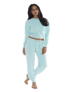 Conjunto de Sudadera con Capucha y Pantalones de Chándal de Dos Piezas para Mujer, Tallas Grandes, Estilo Urbano, Color Liso, Cálido, Elástico en Cuatro Direcciones, Transpirable, Colección Otoño - Product Image 6