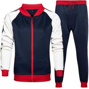 Conjunto de chándal para hombre diseñado para brindar comodidad y flexibilidad, ideal para entrenamientos en el gimnasio, correr, trotar, hacer ejercicio y uso diario informal. - Product Image 1