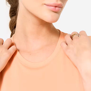 Women's <b>Peach</b> Sleeveless Tank <b>Top</b> O-Neck Knitted Spandex Polyester Breathable Casual Solid Color Regular Fit - Product Image 5