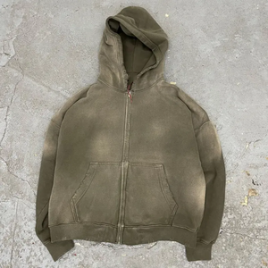 Sweat à capuche zippé OEM en polaire, vêtements de sport, vêtements d'entraînement unisexes, coupe ajustée, livraison rapide - Product Image 1